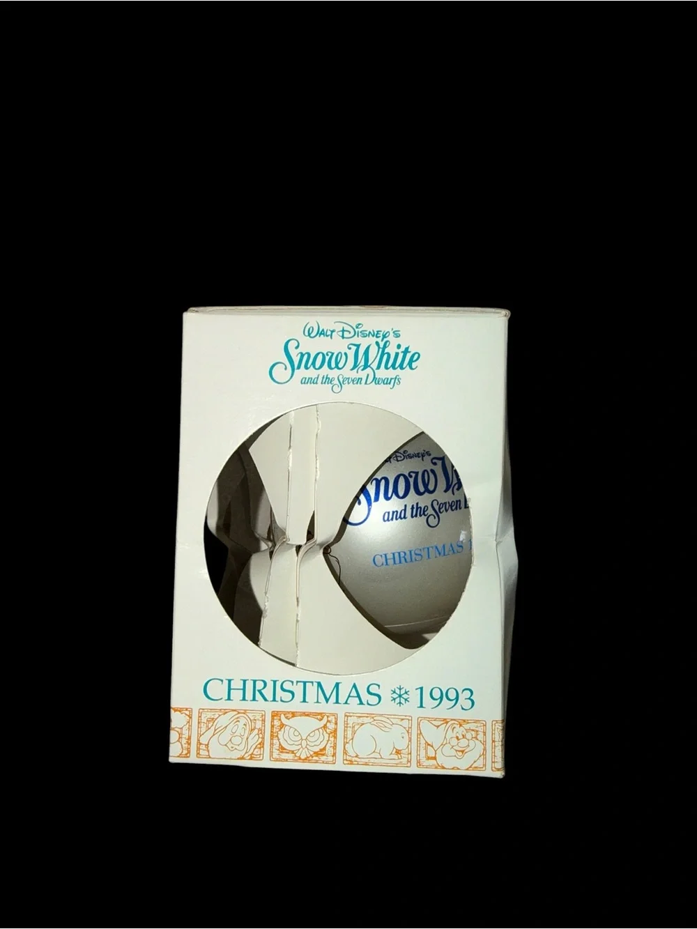 Walt Disney Snow White Christmas Ornament - 1993